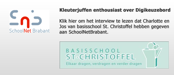 Kleuterjuffen enthousiast over digikeuzebord